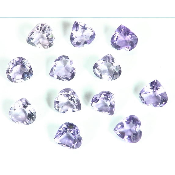 Amethyst Natural Genuine Hart Shape Gemstones 16.72 CT GSG 49