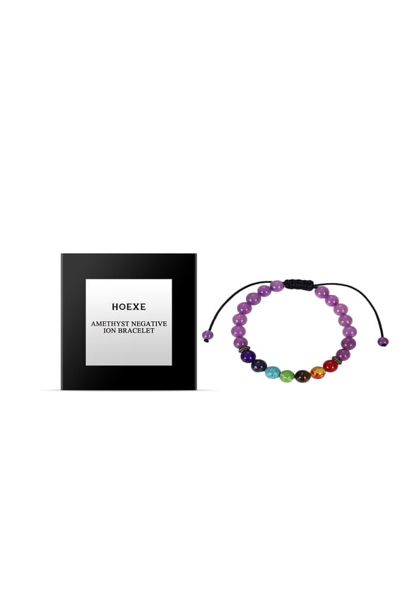 Amethyst Negative Ion Bracelet