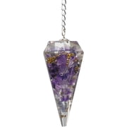 Amethyst Orgone Crystal Pendulums for Divination and Dowsing