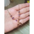 thumbnail image 1 of Amethyst Point Necklace Genuine Handmade Moon Amethyst ,, 1 of 6