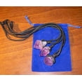 thumbnail image 1 of Amethyst Point Necklace on sturdy black self-clasp cord, 1 of 1