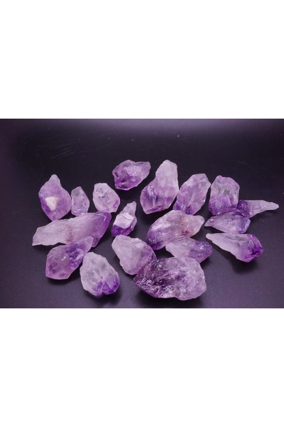 Amethyst Points 1/4 Lb Natural Dark Purple Crystal Points Gemstone Specimens