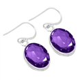 thumbnail image 1 of Amethyst Quartz Earring 925 Sterling Silver Handmade Jewelry, 1 of 4