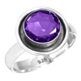 thumbnail image 1 of Amethyst Quartz Women Jewelry 925 Sterling Silver Ring, 1 of 5