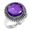 thumbnail image 1 of Amethyst Quartz Women Jewelry 925 Sterling Silver Ring, 1 of 5