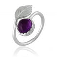 thumbnail image 1 of Amethyst Ring, Men's Ring, Round Cut Ring, Wedding Ring, 925 Sterling Silver Ring, Gift For Him, 1 of 5