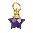 thumbnail image 1 of Charms And Spells Star Purple Amethyst Love & Friendship Necklace Pendants, Brass, 1 of 5