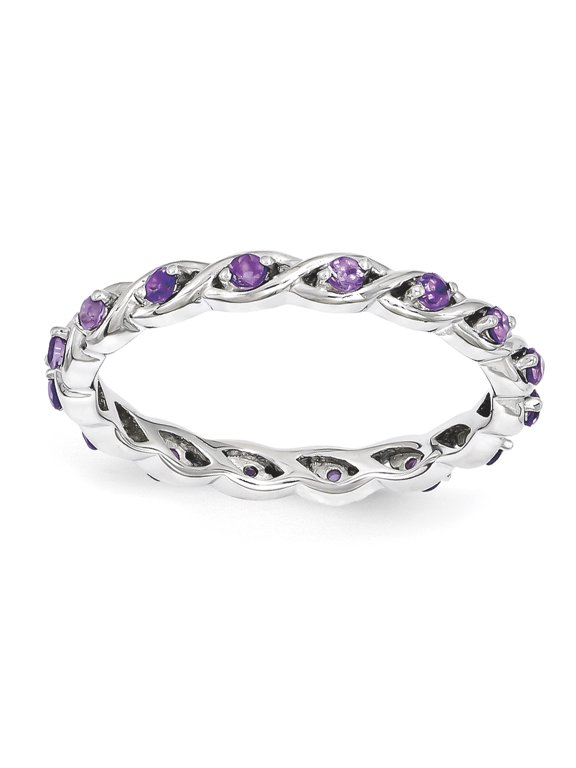 Amethyst Sterling Silver Ring