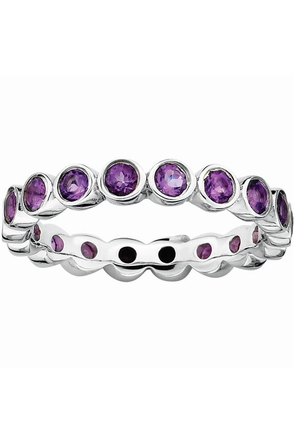 Amethyst Sterling Silver Ring