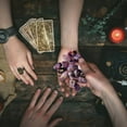 thumbnail image 1 of Amethyst Witches Runes Set , Healing Crystal Stone For Meditation Divination Purple, 1 of 2