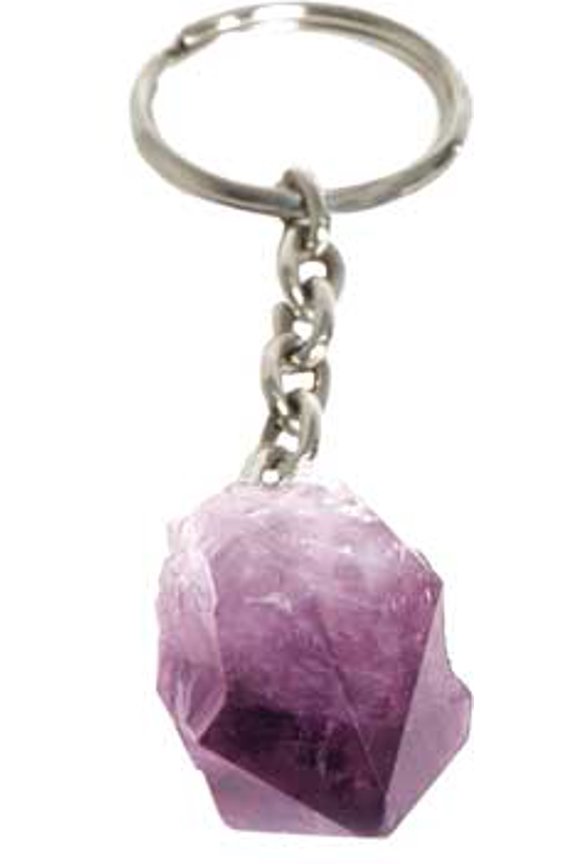Amethyst keychain