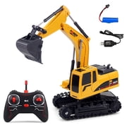 1/24 RC Excavator RC Car Construction Tractor Kids Toy with Lights & Sounds