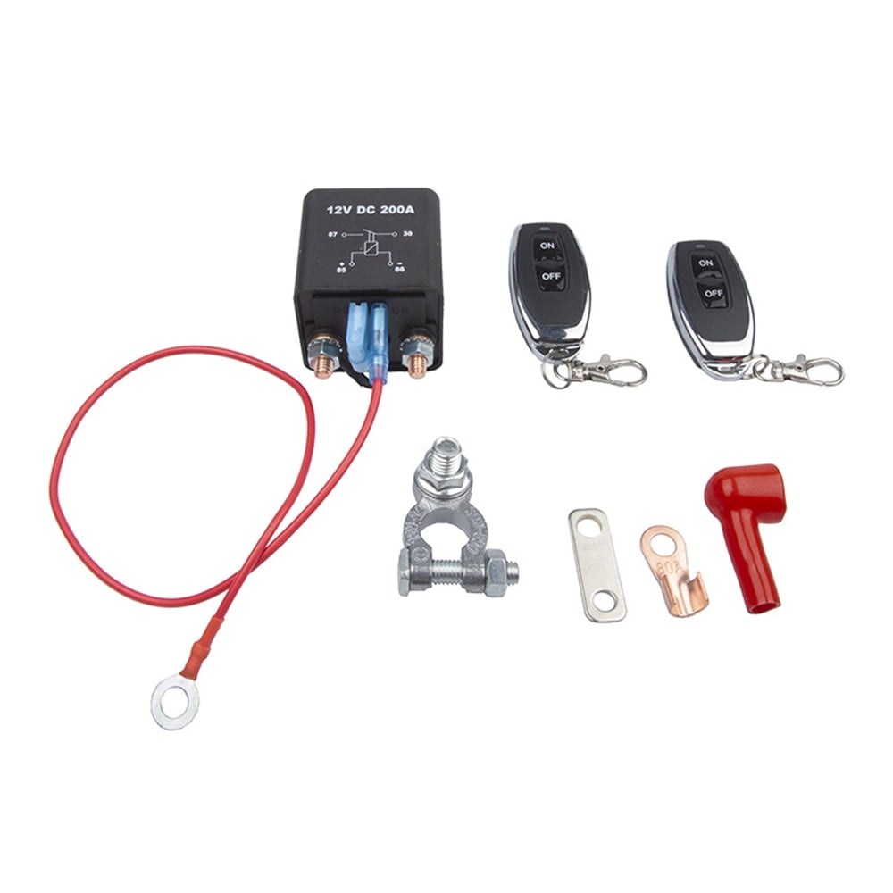 Ametoys 12V DC 200A Remote Battery Disconnect Circuit Changer, Battery
