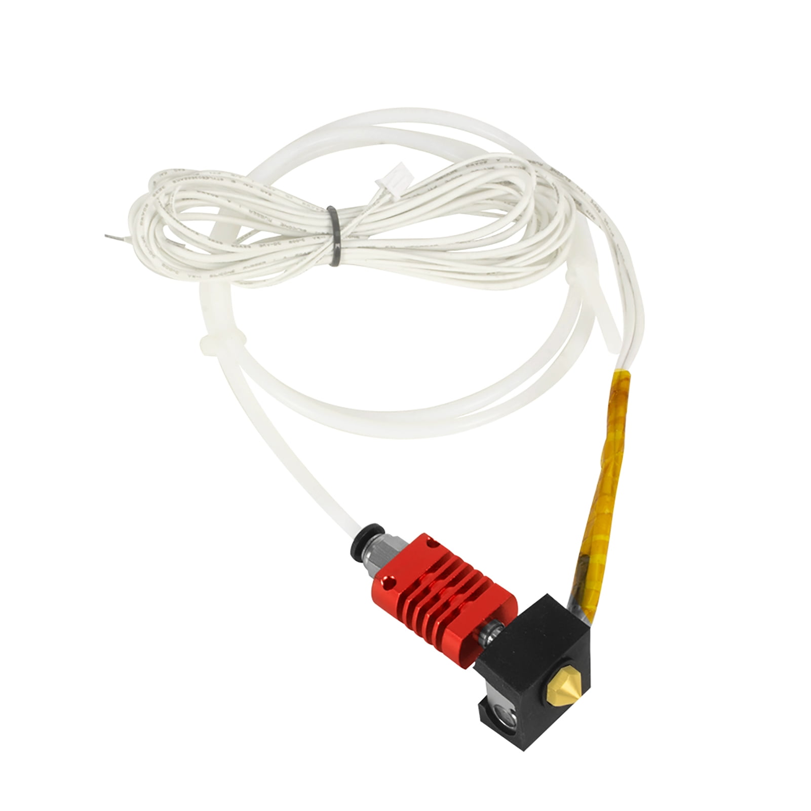 Ametoys 3D Upgrade Parts Assembled MK10 Extruder Hotend Kit with Aluminum Heating Block 0.4mm Nozzle 100K Ohm Thermistor PTFE Tube 24V 50W Compatible with X5SA/X5SAPRO/-2PRO 3D Printer