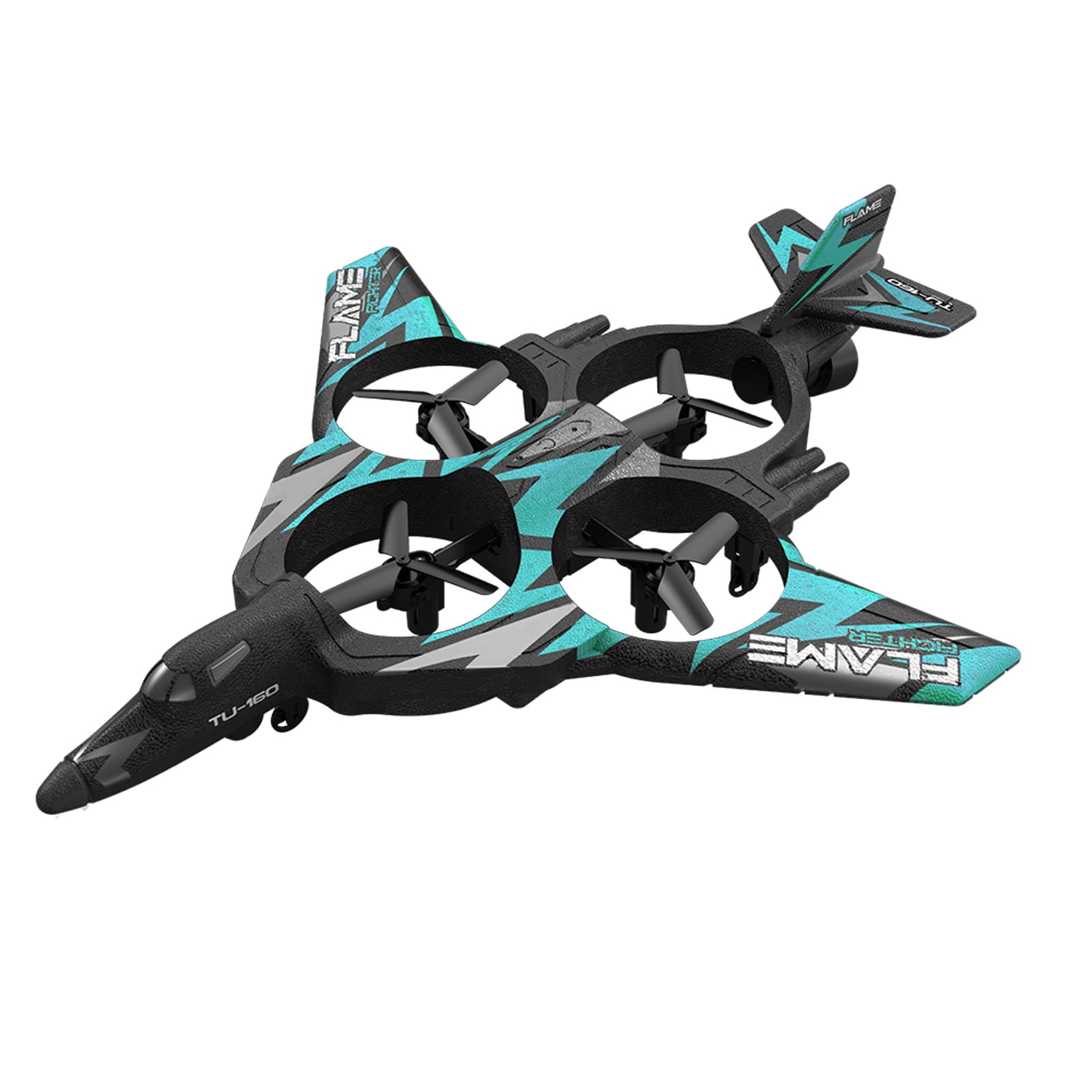 Ametoys Foam Airplanes for Kids Boys, Remote Control Plane with LED