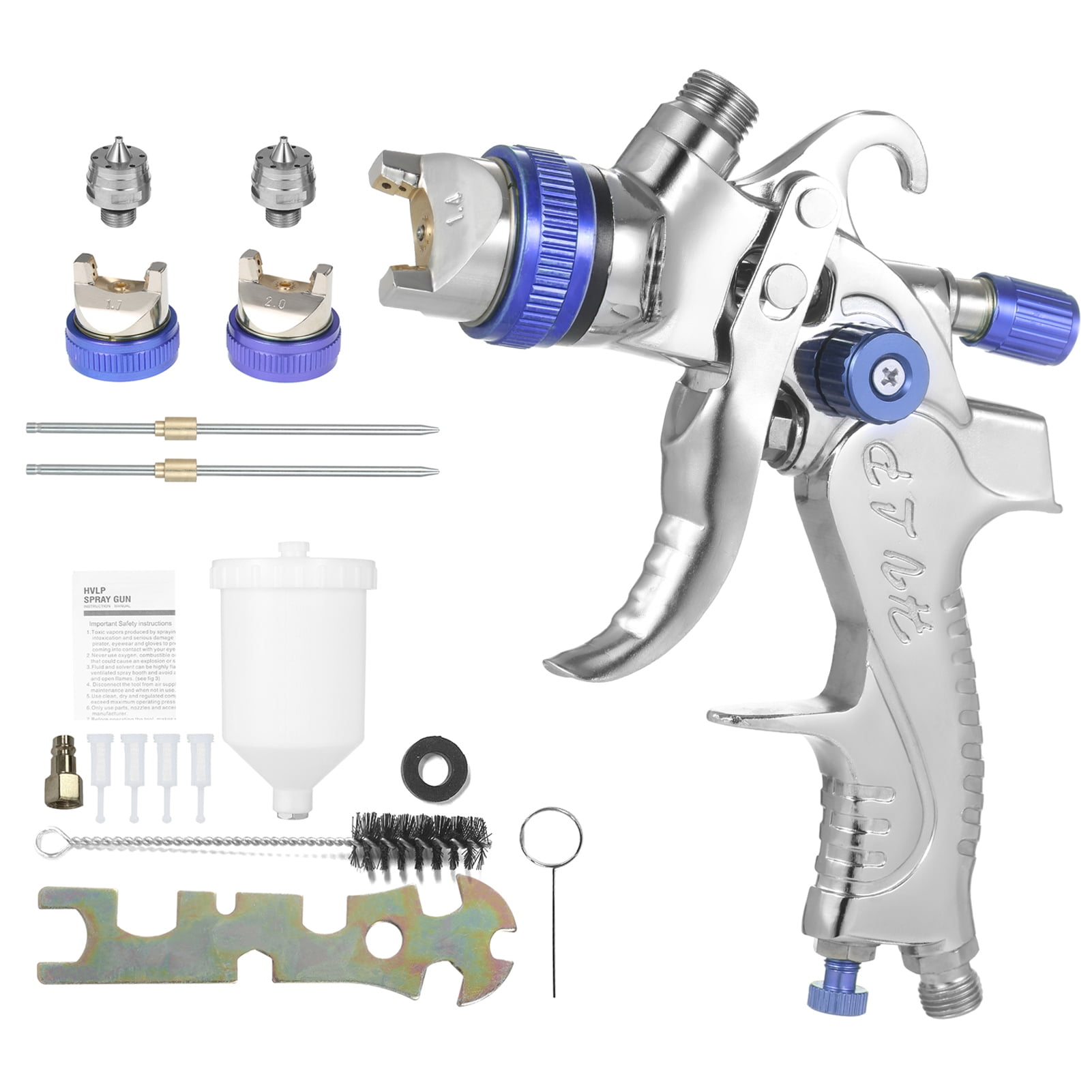 Ametoys Gravity Feed Air Spray HVLP Sprayer Lacquer with 600ML Cup 1