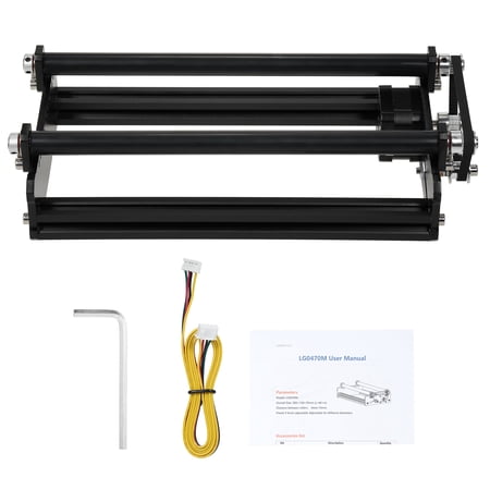 Ametoys Rotary All-Metal Rolling Rotating Shaft Suitable for All Engraving Machines