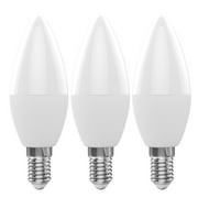 Ametoys WiFi Smart Bulb +W+C LED Candle Bulb 5W E12 Dimmable Light Phone APP SmartLife/ Remote Control Compatible with Home for Voice Control, 3 pack