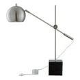 thumbnail image 1 of Posh Living Ameya Table Lamp 5ft Power Cord Marble Stone Base Stainless Steel, 1 of 9