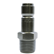 Amflo 1/2" Coupler Plug with 1/2" Male threads Automotive T Style- Pack of 10