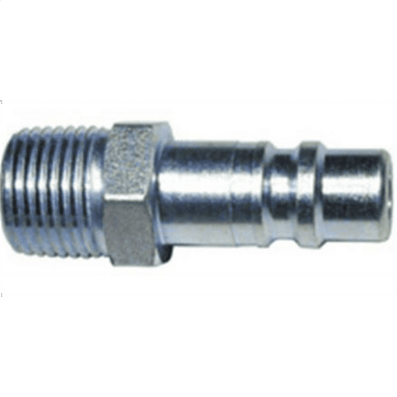 Amflo 1/2" Coupler Plug with 1/2" Male threads I/M Industrial- Pack of 10