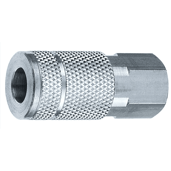 Amflo 1/2" Coupler with 1/2" Female thread I/M industrial & Automotive T Style- Pack of 10