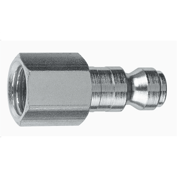 Amflo 1/4" Coupler Plug with 1/4" Female thread Automotive T Style- Pack of 10