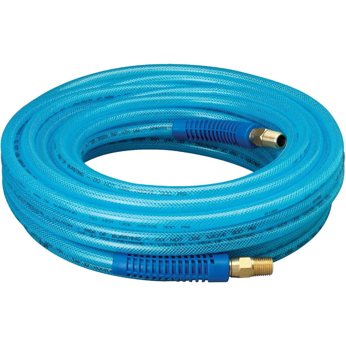 Highline Warren / Lubrimatic Polyurethane Air Hose 12-50E - Lightweight, Braided - 1/4" x 50', Blue — Exterior Wood Surfaces, UV-Resistant Formula