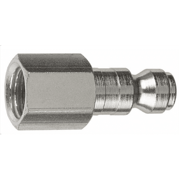 Amflo 3/8" Coupler Plug with 1/4" Female threads Automotive T style- Pack of 10