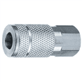 thumbnail image 1 of Amflo 3/8" Coupler with 1/2" Female threads Automotive T Style- Pack of 10, 1 of 2