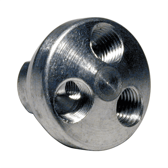 Amflo 3404 Three Way Manifold, 1/4" NPTF