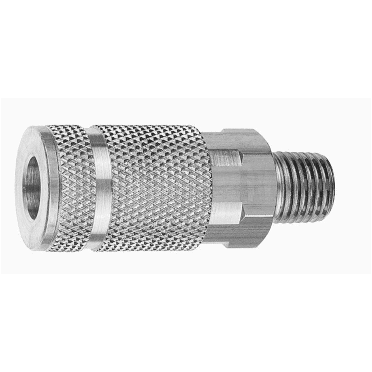 Amflo 1/4" Coupler with 1/4"Male threads ARO Stle- Pack of 10