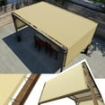 thumbnail image 1 of Amgo 11' W x 28' L Beige Pergola UPF50 Sun Shade Canopy Replacement Cover with Stainless Steel Weighted Rods, 95% UV Blockage, Commercial Grade 260 GSM for Outdoor Patio (We Make Custom Size), 1 of 7