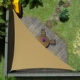 thumbnail image 1 of Amgo 16' x 16' x 22.6' Sand Right Triangle Sun Shade Sail Outdoor Canopy Awning UPF50+ AGTAPT8, 95% UV Blockage, Water & Air Permeable, Commercial Standard Heavy Duty (We Make Custom Size), 1 of 8