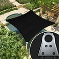 thumbnail image 1 of Amgo 6' x 41' Black Rectangle/Square Super Ring Sun Shade Sail Order To Make UPF50+ AGSRR Canopy Awning Shades for Patio, 98% UV Blockage, Commercial Standard Heavy Duty - 260 GSM (We Customize), 1 of 8