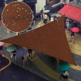 thumbnail image 1 of Amgo 7' x 7' x 9.9' Custom Size Brown Triangle Waterproof Sun Shade Sail Order To Make UPF50+ AMTADT12 Canopy Awning, 98% UV Blockage Water Resistant, Backyard Patio Garden (We Customize), 1 of 9