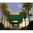 thumbnail image 1 of Amgo Custom Size 18' x 18' Green Rectangle Square Sun Shade Sail UPF50+ AGTAPR0810, Order To Make Canopy Awning, 95% UV Blockage, Water & Air Permeable, Commercial and Residential (We Customize), 1 of 9