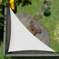 thumbnail image 1 of Amgo Custom Size 18' x 21' x 27.7' White Right Triangle Sun Shade Sail UPF50+ AGTAPT8, Order To Make Canopy Awning, 95% UV Blockage, Water & Air Permeable, Commercial Standard (We Customize), 1 of 8