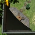 thumbnail image 1 of Amgo Custom Size 6' x 11' x 12.5' Black Right Triangle Sun Shade Sail UPF50+ AGTAPT8, Order To Make Canopy Awning, 95% UV Blockage, Water & Air Permeable, Commercial Standard (We Customize), 1 of 8
