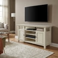 thumbnail image 1 of Amherst 54 inch Wide Solid Wood Transitional TV Stand in Antique White, 1 of 13