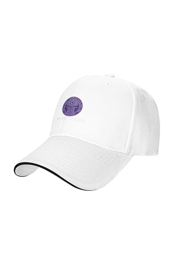 Amherst College Casual Sandwich Baseball Cap Adjustable For Men For Women