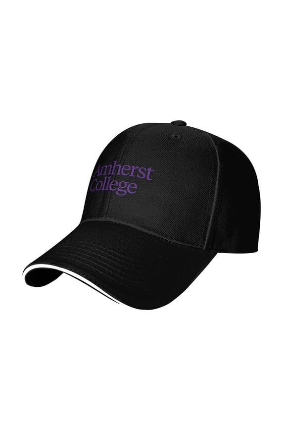 Amherst College Casual Sandwich Baseball Cap Adjustable For Men For Women