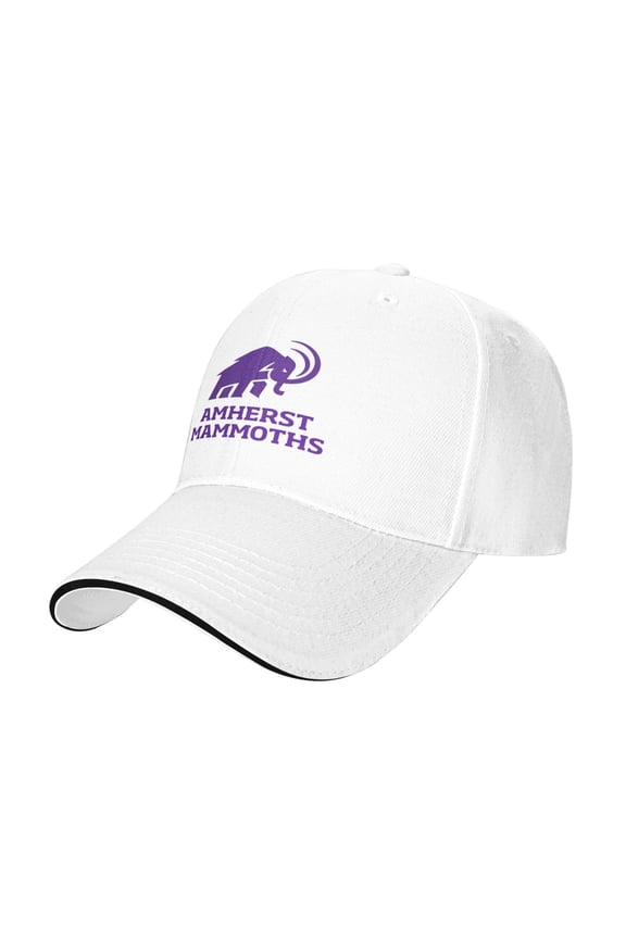 Amherst College Casual Sandwich Baseball Cap Adjustable For Men For Women