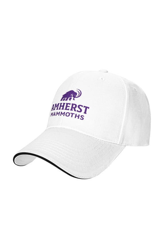 Amherst College Casual Sandwich Baseball Cap Adjustable For Men For Women