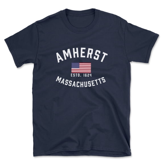 Amherst Massachusetts Patriot Men's Cotton T-Shirt