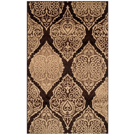 Amherst Medallion Indoor Area Rug by Blue Nile Nills - 8' x 10', Mocha