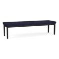 thumbnail image 1 of Amherst Steel Reception Waiting 18.5" 3 Seat Bench / Black Steel / Navy Blue, 1 of 3