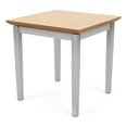 thumbnail image 1 of Amherst Steel Reception Waiting 20" End Table / Silver Steel / Natural, 1 of 1