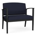 thumbnail image 1 of Amherst Steel Reception Waiting Bariatric Chair / Black Steel / Navy Blue, 1 of 3