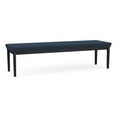 thumbnail image 1 of Amherst Steel Reception Waiting Room 18" 3 Seat Bench / Black Steel / Blue, 1 of 3